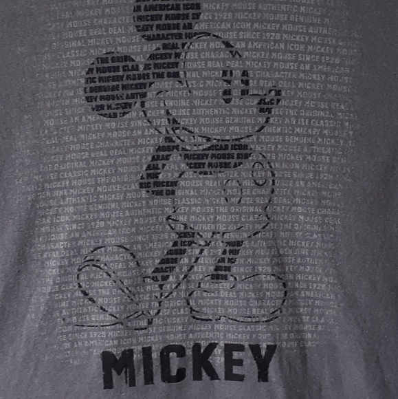 Mickey Mouse men's gray graphic short sleeve t-shirt size M - Picture 6 of 8